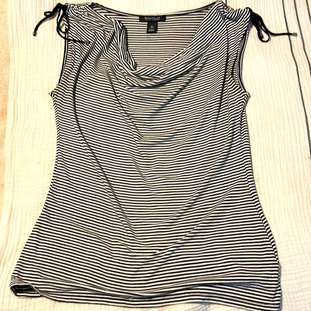 White House black market sleeveless blouse